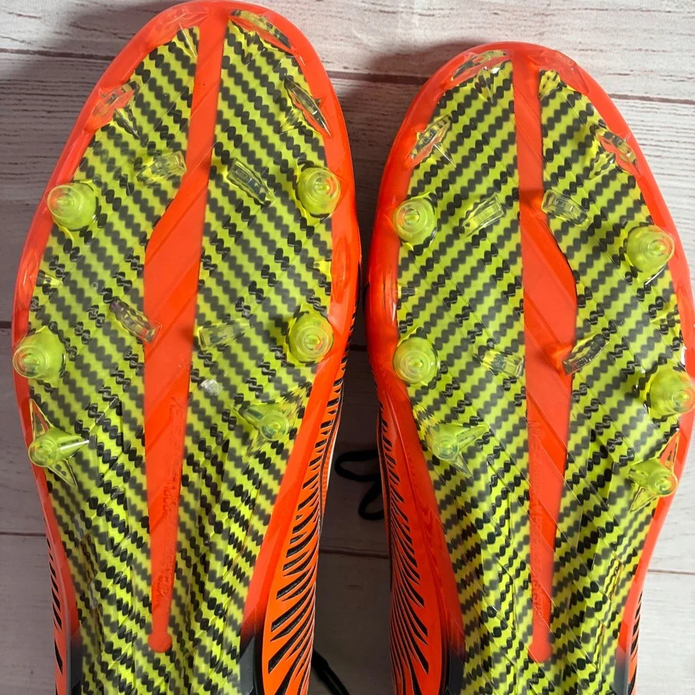 Nike Vapor Carbon 2.0 Cleats Mens 15 Orange Black‎ Flywire Low Top Football